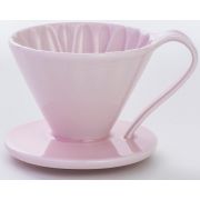 CAFEC Arita Ware Flower Dripper 1 Cup, Pink