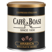 Caffè Boasi 100% Arabica jauhettu kahvi 250 g purkki