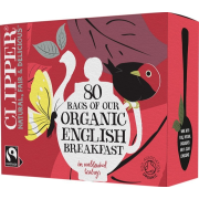 Clipper Organic English Breakfast Tea 80 tepåsar