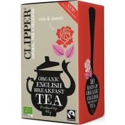 Clipper Organic English Breakfast Tea 20 teepussia