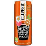 Clipper Chamomile, Peach & Orange Organic Fusion 250 ml