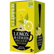 Clipper Organic Lemon & Ginger Infusion 20 teepussia