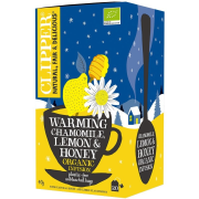 Clipper Organic Warming Chamomile, Lemon & Honey Infusion, 20 teepussia