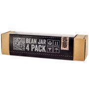 Comandante Bean Jar 4 Pack, ruskea lasi
