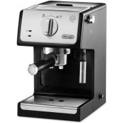 DeLonghi ECP33.21.BK espressokeitin, musta/hopea
