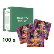 Dear Tea Society Radiant Rose hedelmätee, 100 teepussia