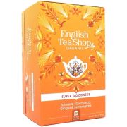 English Tea Shop Organic Turmeric, Ginger & Lemongrass, 20 teepussia