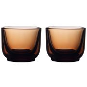 Fellow Pirch Espresso Set Of 2 Glasses 100 ml, Amber