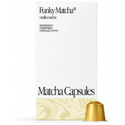 Funky Matcha Vanilla Matcha Nespresso-yhteensopivat matchakapselit 10 kpl