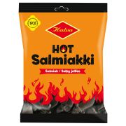 Halva Hot Salmiakki 160 g pussi Halva Hot Salmiakki 160 g pussi