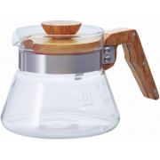 Hario Coffee Server Olive Wood kahvikannu koko 01, 400 ml