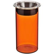 Hario Colors Canister lasinen säilytyspurkki 400 ml, oranssinpunainen