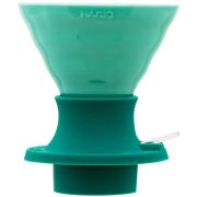 Hario V60 Immersion Dripper Switch Ceramic koko 02 + suodatinpaperit, turkoosi