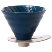Hario V60 Switch & Match keraaminen suodatinsuppilo 03, matta laivastonsininen