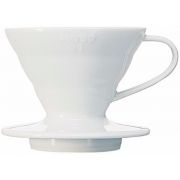 Hario V60 Dripper storlek 01 filterhållare i porslin, vit