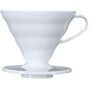 Hario V60 Dripper koko 02 keraaminen suodatinsuppilo, valkoinen