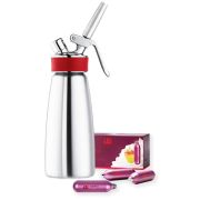 iSi Gourmet Whip Syphon 500 ml + iSi Cream Chargers N2O 24 pcs