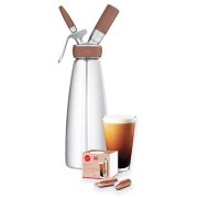 iSi Nitro Coffee Whip -sifoni 1 l + iSi Nitro Coffee Whip typpipanokset 16 kpl