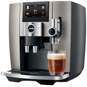 Jura J8 Automatic Coffee Machine, Midnight Silver