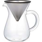 Kinto SCS Coffee Carafe Set with Stainless Steel Filter 2 cups