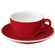 Loveramics Egg Red Flat White Cup 150 ml