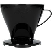 Melitta Pour Over Plastic Coffee Filter 1x4, Black