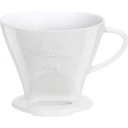 Melitta posliininen suodatinsuppilo 1x4, valkoinen