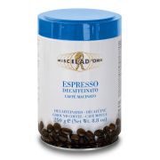 Miscela d'Oro Espresso Decaffeinato jauhettu kofeiiniton kahvi 250 g purkki