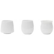 Origami Flavour Tasting Cup Set, 3 kpl valkoinen