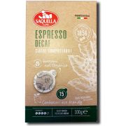 Saquella Espresso Decaf kofeiinittomat espressonapit 15 kpl Saquella Espresso Decaf kofeiinittomat espressonapit 15 kpl