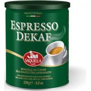 Saquella Espresso Dekaf koffeiiniton 250 g jauhettu kahvi Saquella Espresso Dekaf koffeiiniton 250 g jauhettu kahvi