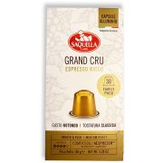 Saquella NEW Grand Cru Nespresso-yhteensopiva kahvikapseli 30 kpl Saquella NEW Grand Cru Nespresso-yhteensopiva kahvikapseli 30 kpl