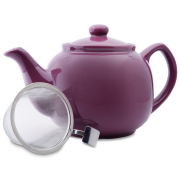 Shamila keraaminen teepannu siivilällä 1,2 l, violetti