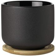 Stelton Theo Tea Mug -teemuki 200 ml, musta