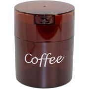 TightVac CoffeeVac Storage Container 500 g, Coffee Tint With Text