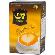 Trung Nguyen G7 Cappuccino Hazelnut pikakahvi 12 x 18 g annospakkausta