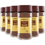 Woseba Mocca Fix Gold snabbkaffe 6 x 100 g
