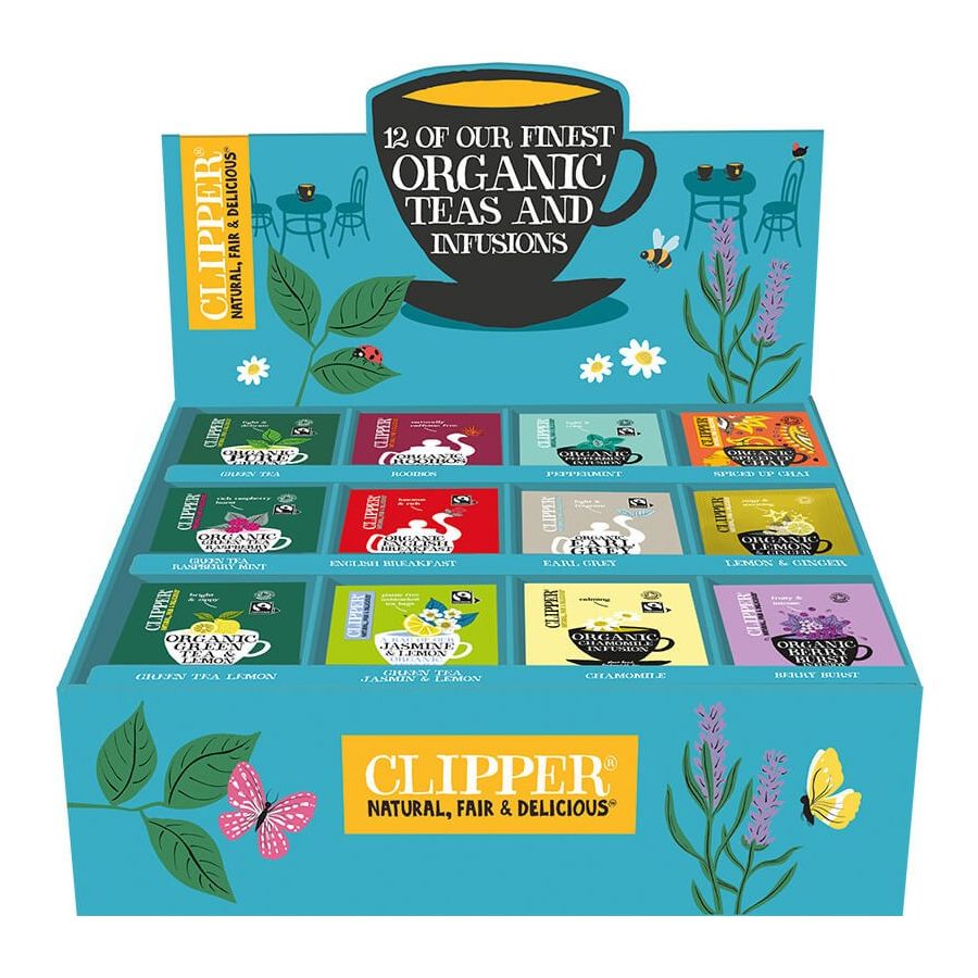 Clipper Organic Teas & Infusions teelajitelma, 180 teepussia