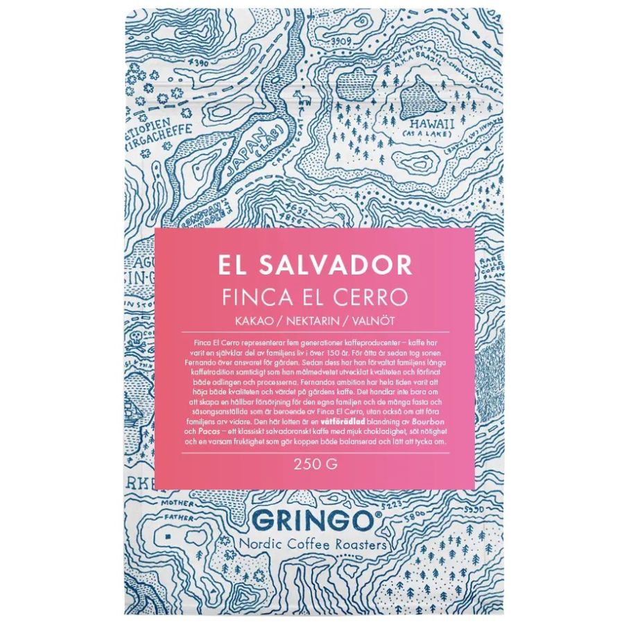 Gringo Nordic El Salvador Finca El Cerro 250 g kahvipavut
