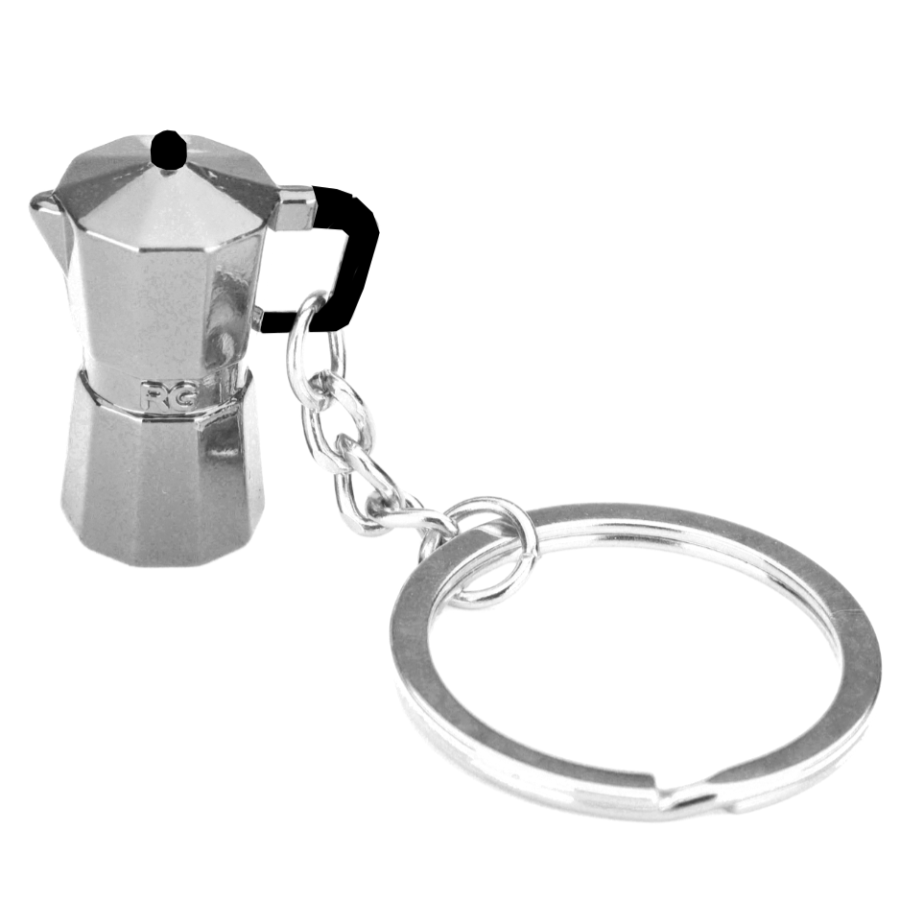 JoeFrex Keychain, Moka Pot