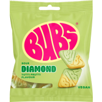 BUBS Sour Tutti Frutti Diamond 155 g