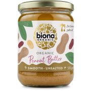 Biona Peanut Butter Smooth suolaton maapähkinävoi 500 g